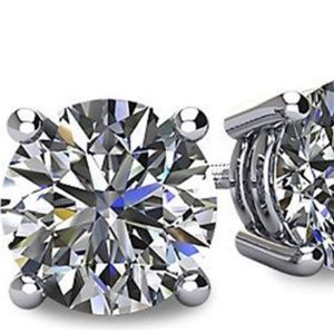 Sterling Silver 4 Prong Swarovski Pure Brilliance